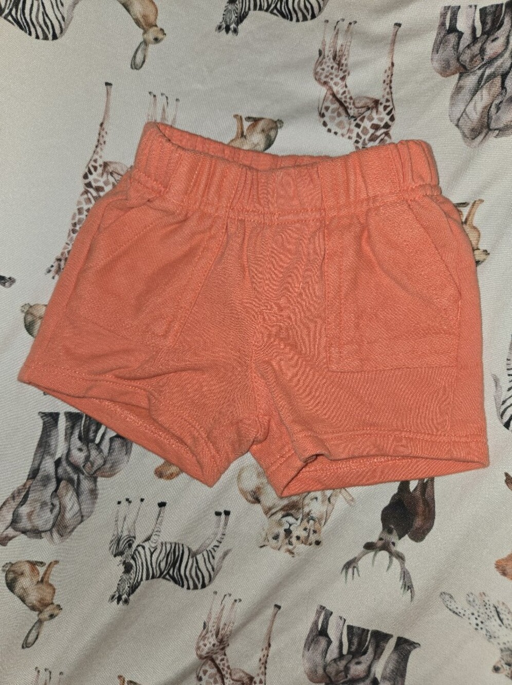 Garanimals Orange Knit Pull-On Shorts